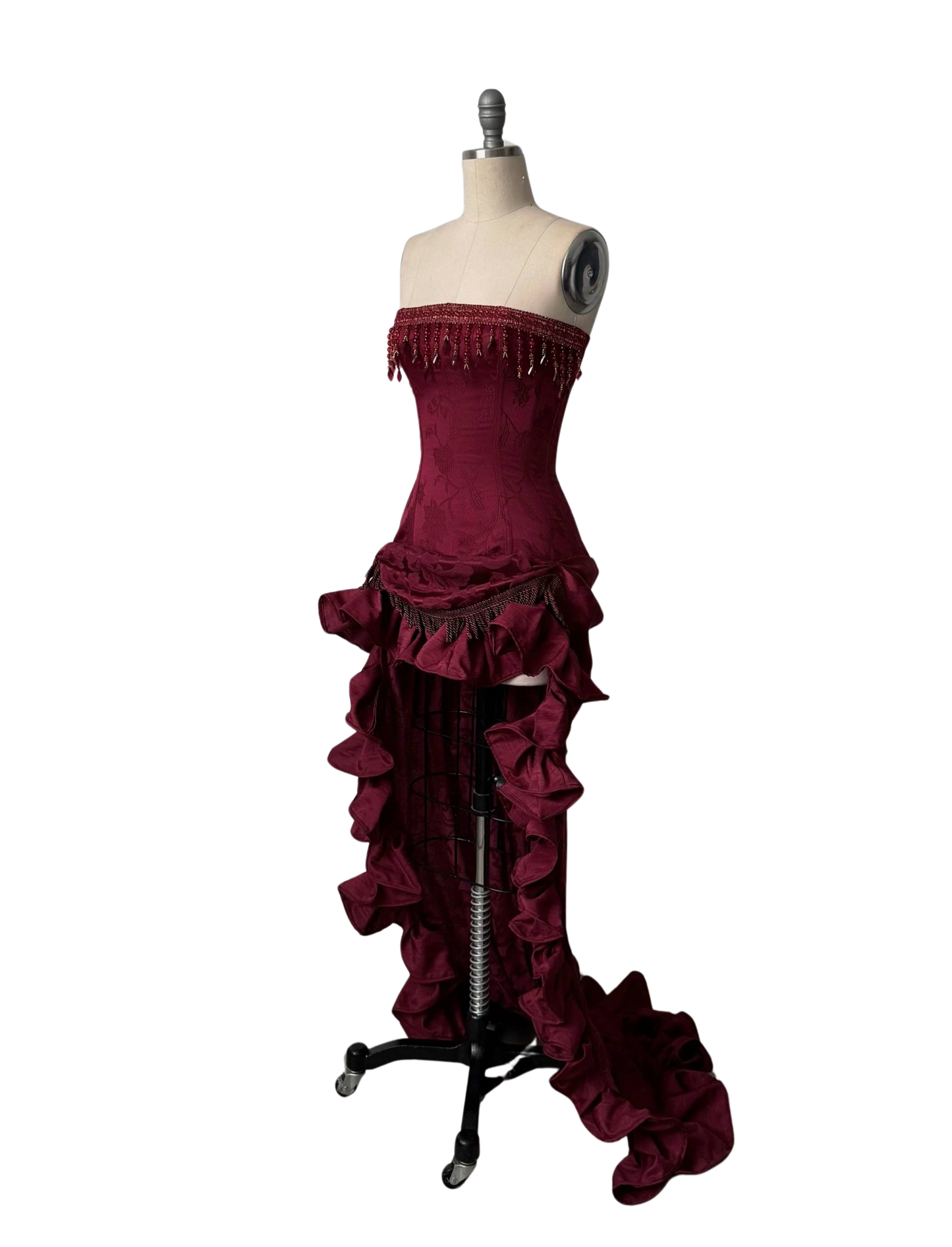 Vestido de noche victoriano
