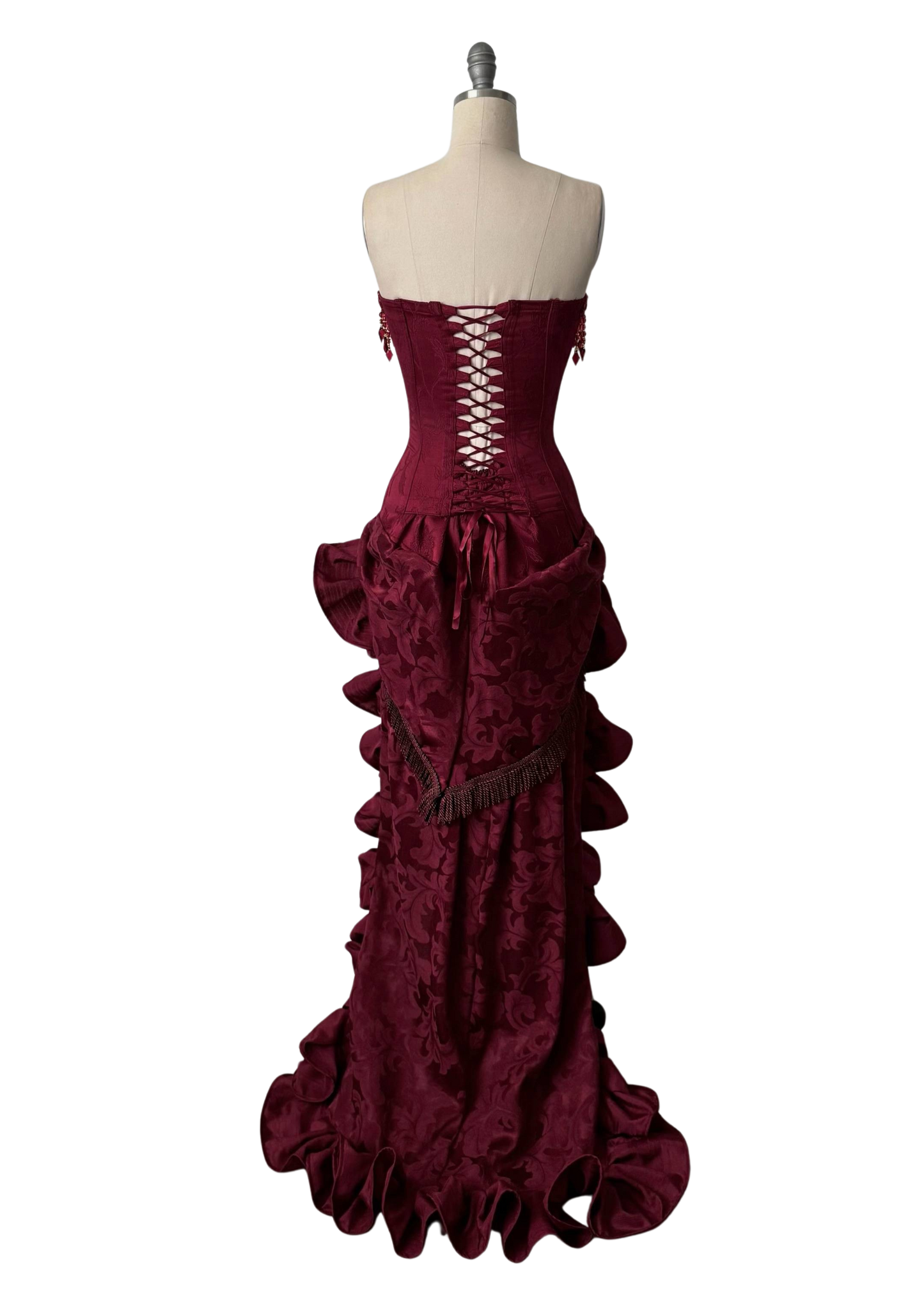 Vestido de noche victoriano