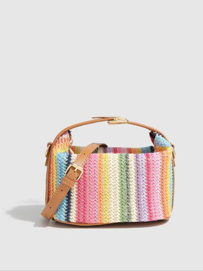 Bolso bandolera de paja Evina™