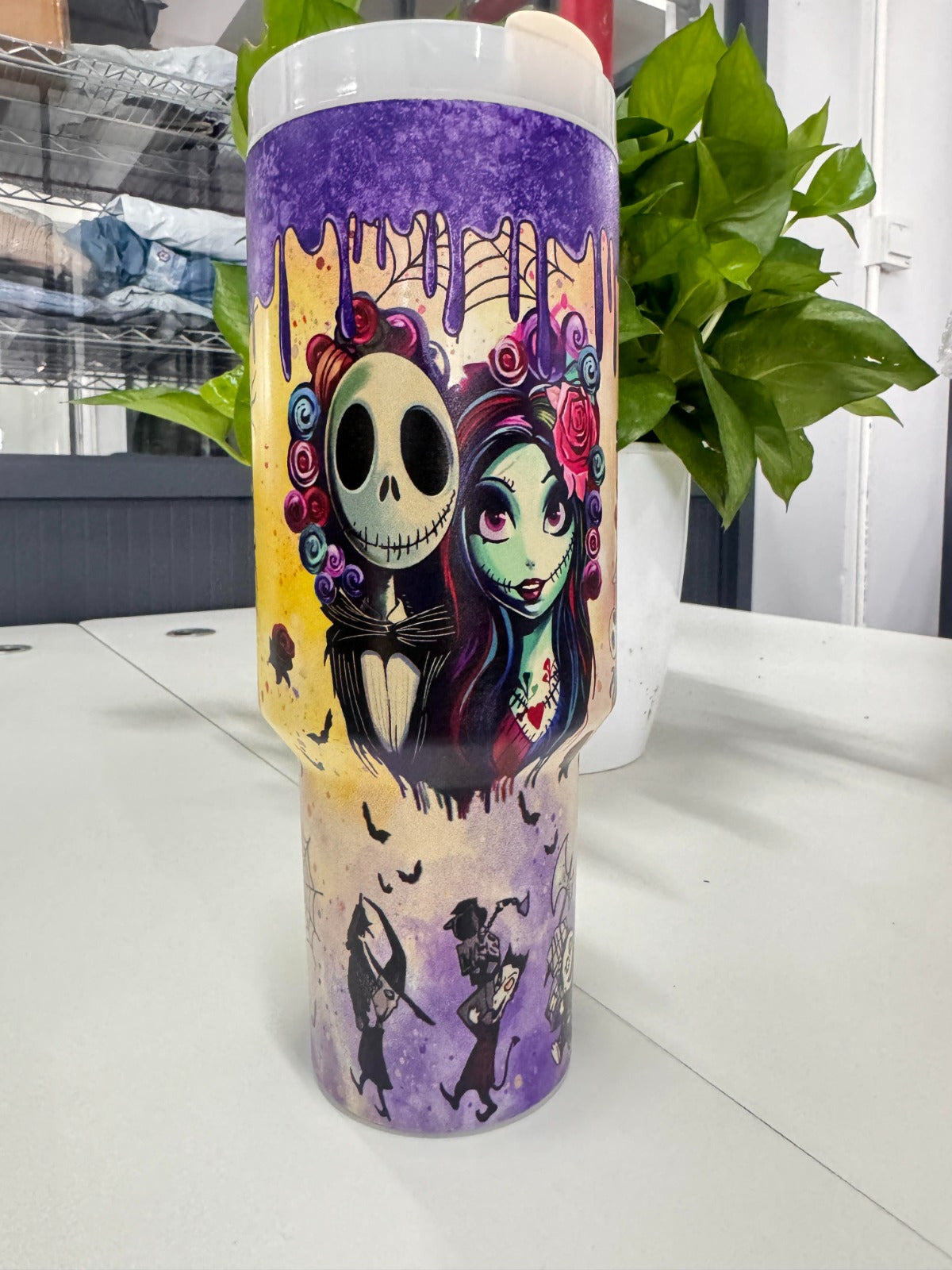 Vaso de 40 Oz Sally x Jack Skellington