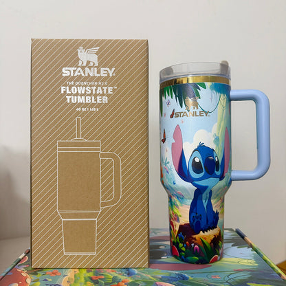Vaso de 40oz con costuras que brillan en la oscuridad