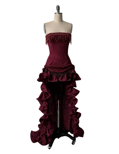 Vestido de noche victoriano