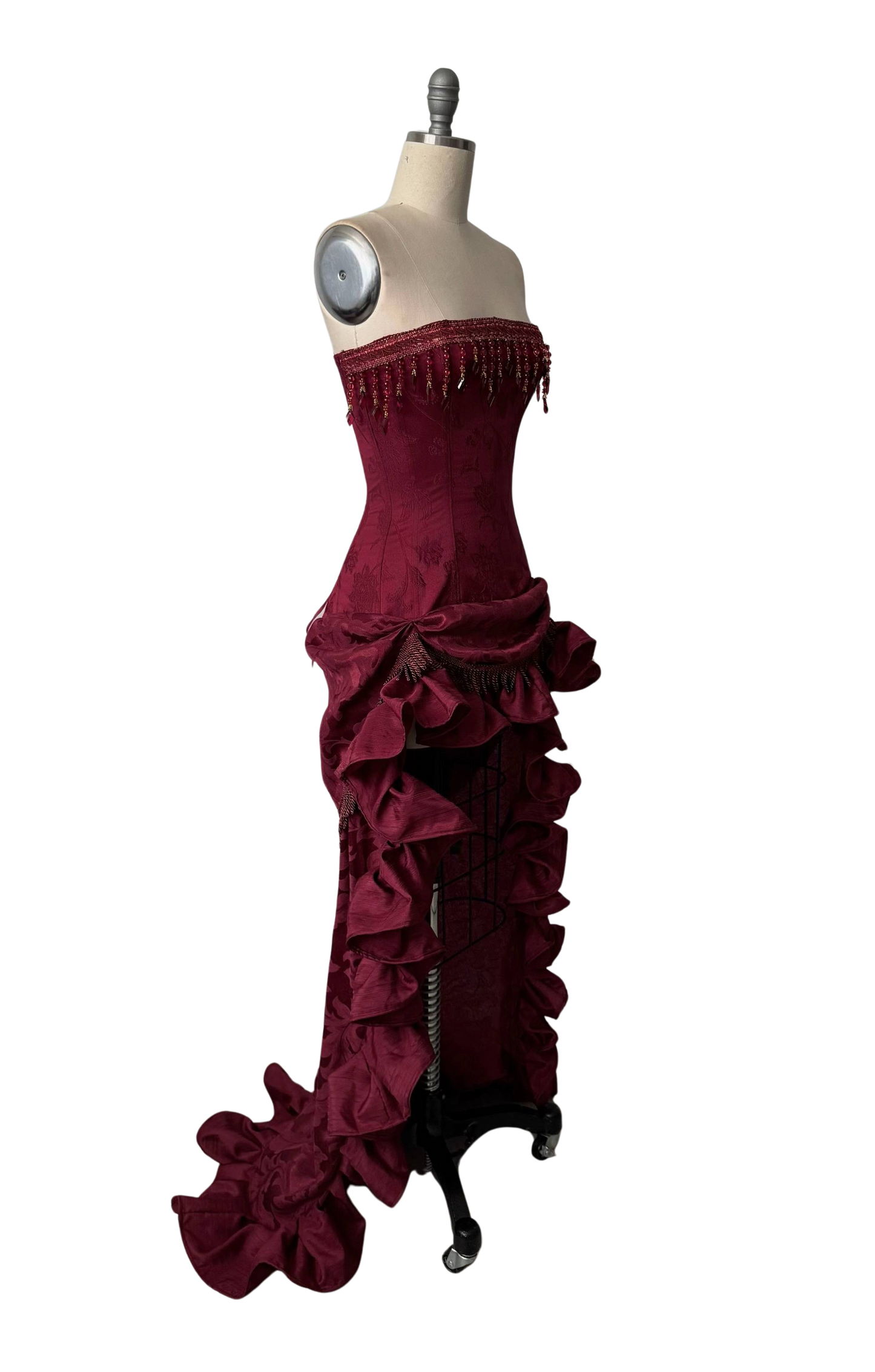 Vestido de noche victoriano