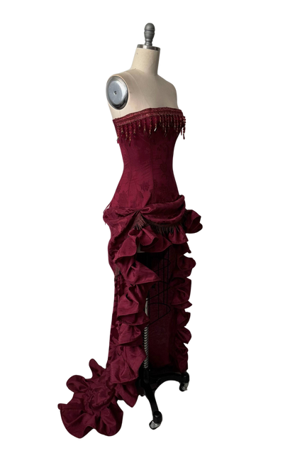 Vestido de noche victoriano