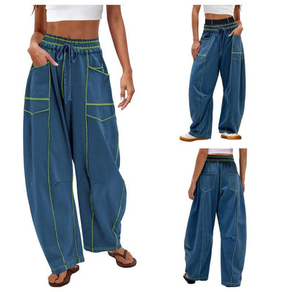 Pantalones de salón tipo barril Evina™